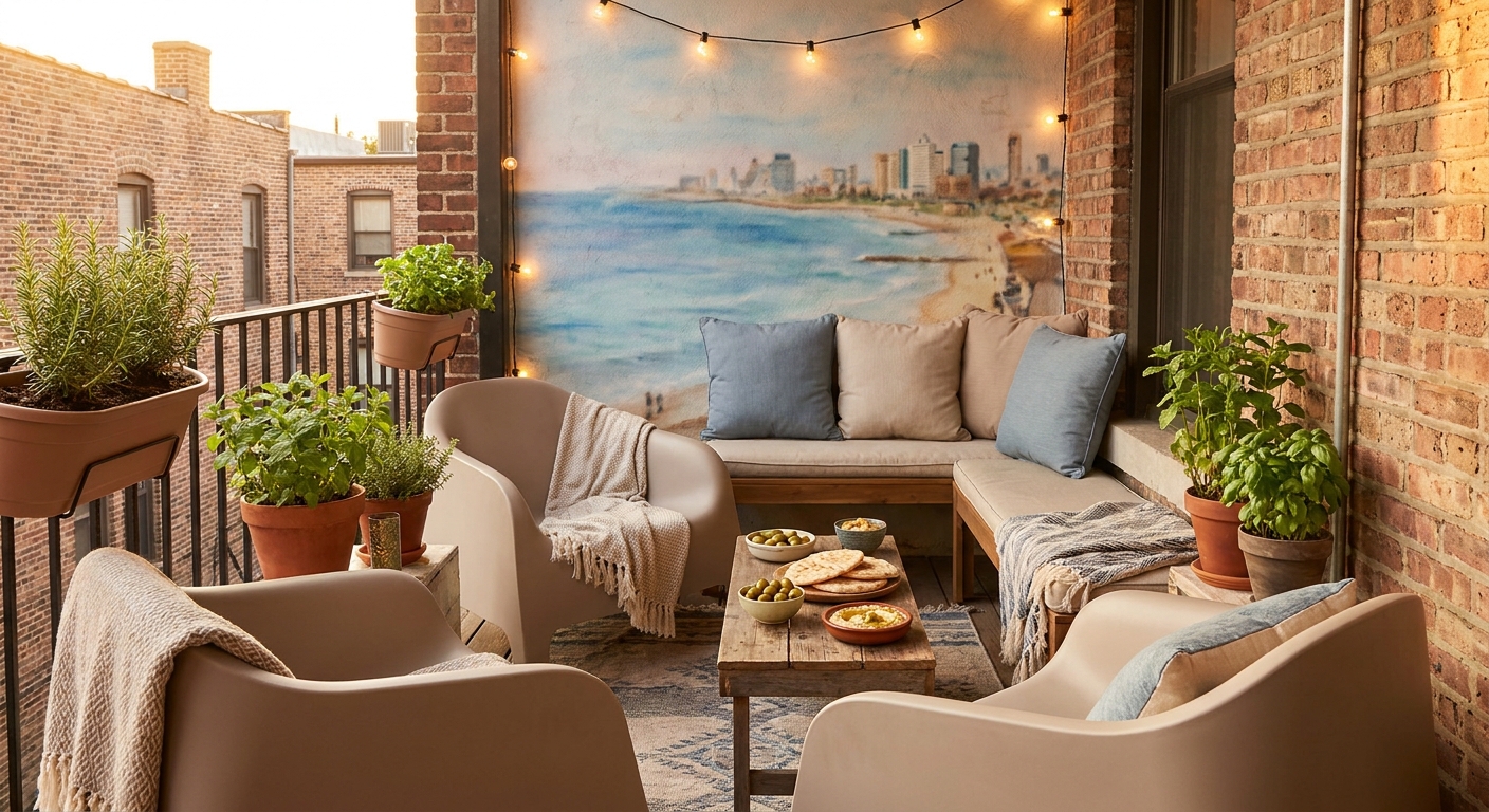 From Israeli Desert Patios to Your Small Backyard: The New Outdoor Living Pieces Turning Any Corner Into a ‘Mini Tel Aviv’ Lounge