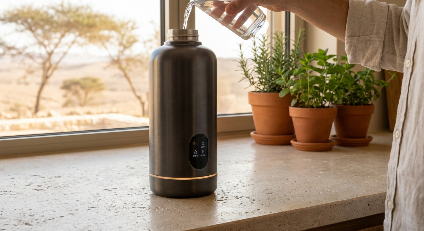 From Negev Labs to Your Kitchen Sink: The Israeli Smart Water Bottles Quietly Turning Hydration Into Home Wellness