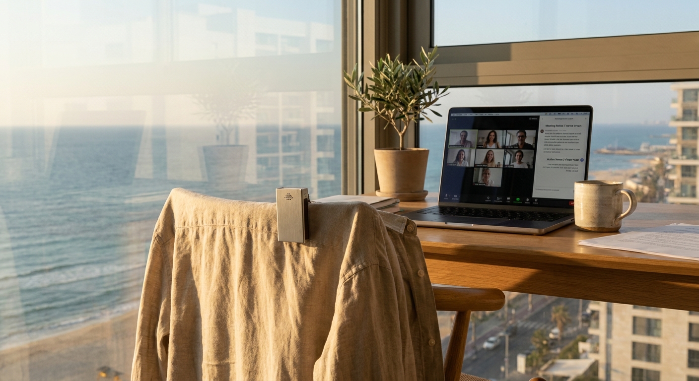 From Tel Aviv Workbench to Your Zoom Room: The Tiny Israeli AI Recorder Quietly Fixing Broken Meetings