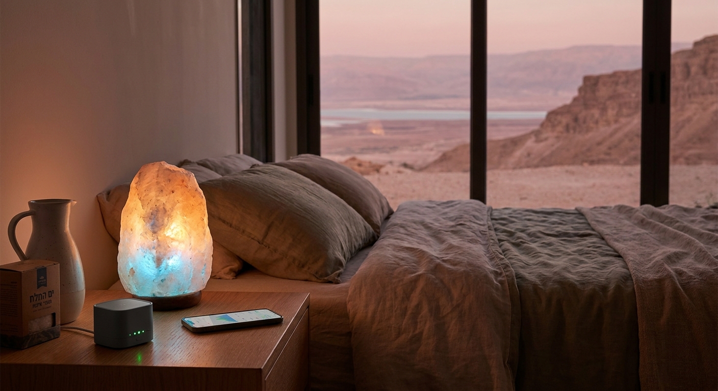 From Israeli Labs to Your Sleep Sanctuary: The New Smart Salt Lamp That Turns Dead Sea Minerals Into Nightly Recovery