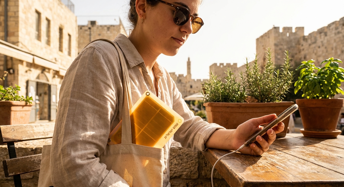 From Israeli Solar Farms to Your Phone Charger: The New Pocket‑Size Sun Panel Quietly Turning Everyday Light Into Backup Power