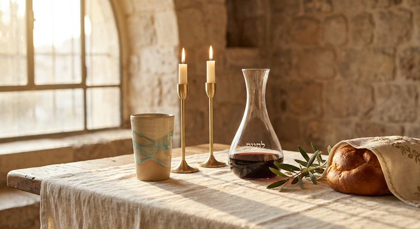 From Jerusalem Studios to Your Dining Room: The New Israeli ‘Artisan Kiddush Sets’ Quietly Redefining Shabbat Design
