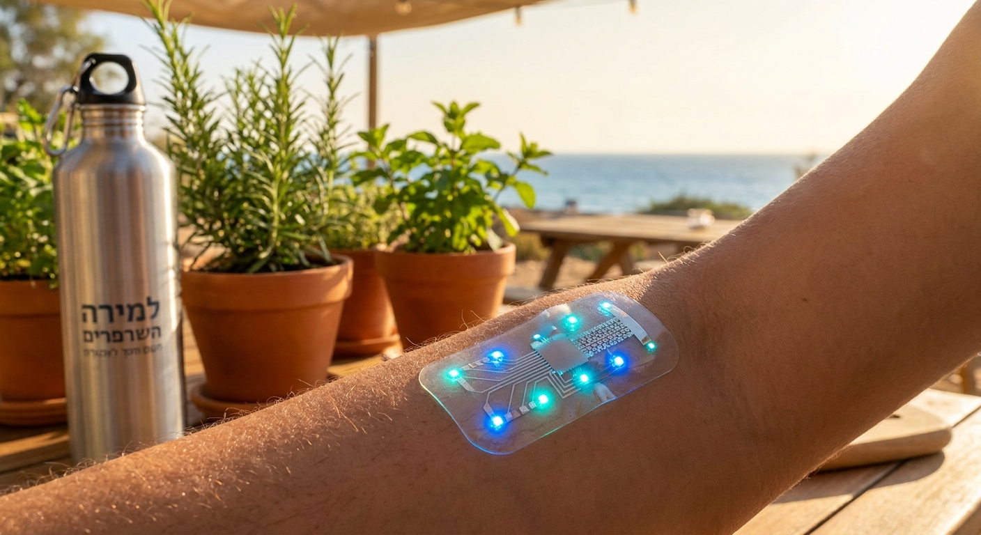 From Tel Aviv Labs to Your Water Bottle: The New Israeli ‘Smart Hydration’ Patches That Track Your Minerals, Not Your Steps